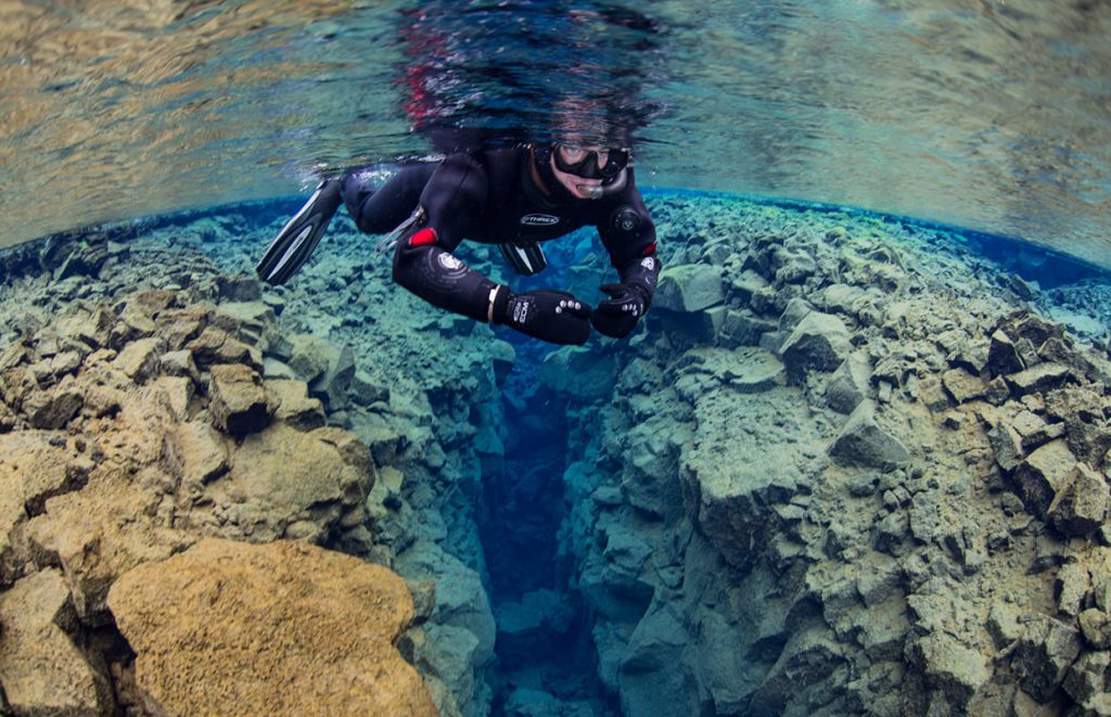 Diving in Silfra with Arctic Adventures